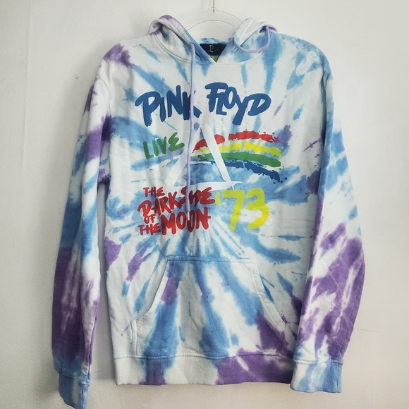Pink Floyd Women's Sweatshirt Tie Dye Hoodie Sweatshirt Retro Classic - Picture 3 of 9